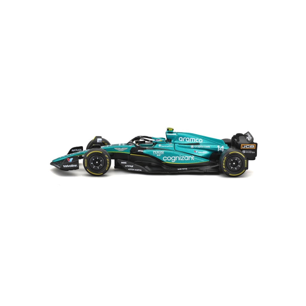 Bburago F1 1:43 Aston Martin AMR23 - Fernando Alonso #14 2023 Die-cast Model (#43638091A)