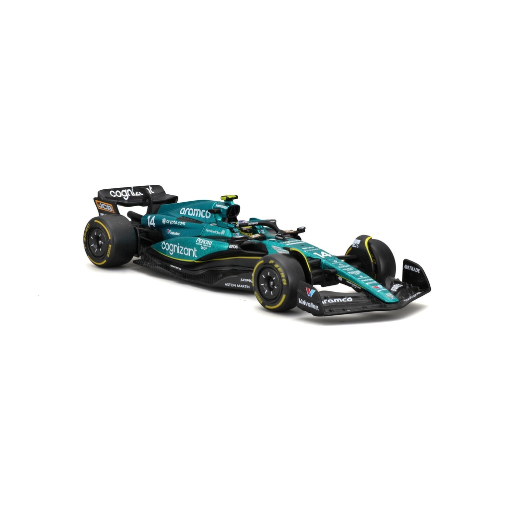 Bburago F1 1:43 Aston Martin AMR23 - Fernando Alonso #14 2023 Die-cast Model (#43638091A)