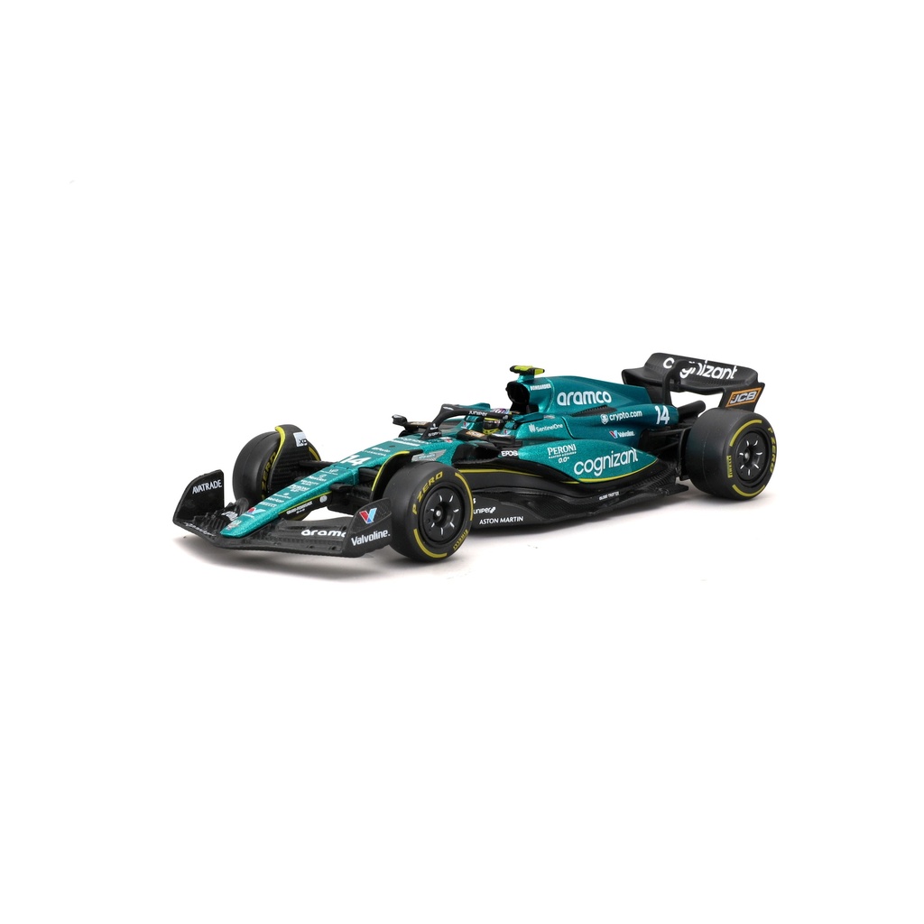 Bburago F1 1:43 Aston Martin AMR23 - Fernando Alonso #14 2023 Die-cast Model (#43638091A)