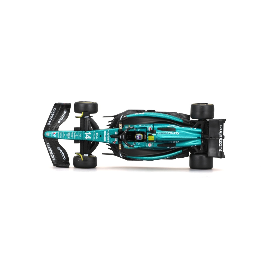 Bburago F1 1:43 Aston Martin AMR23 - Fernando Alonso #14 2023 Die-cast Model (#43638091A)