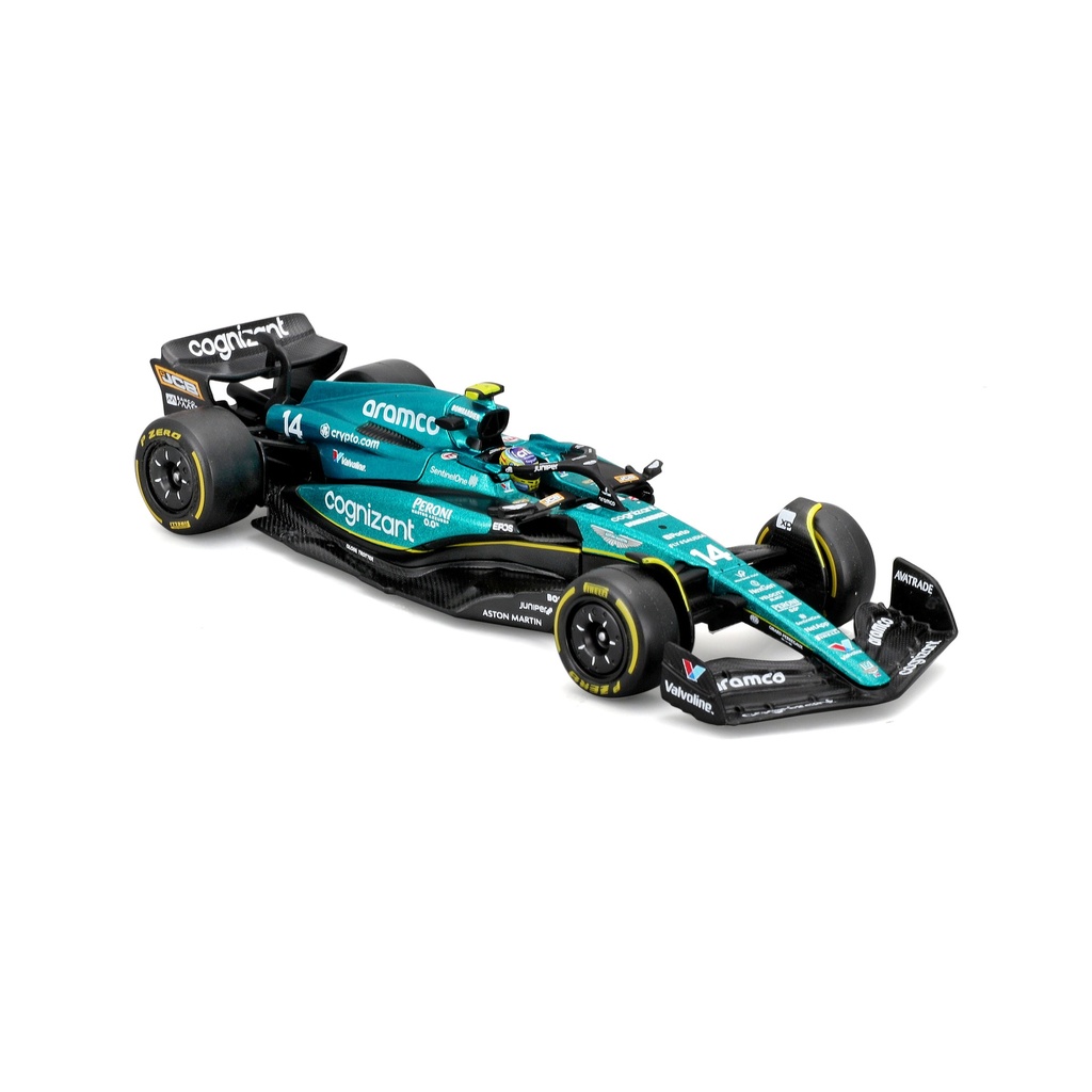 Bburago F1 1:43 Aston Martin AMR23 - Fernando Alonso #14 2023 Die-cast Model (#43638091A)