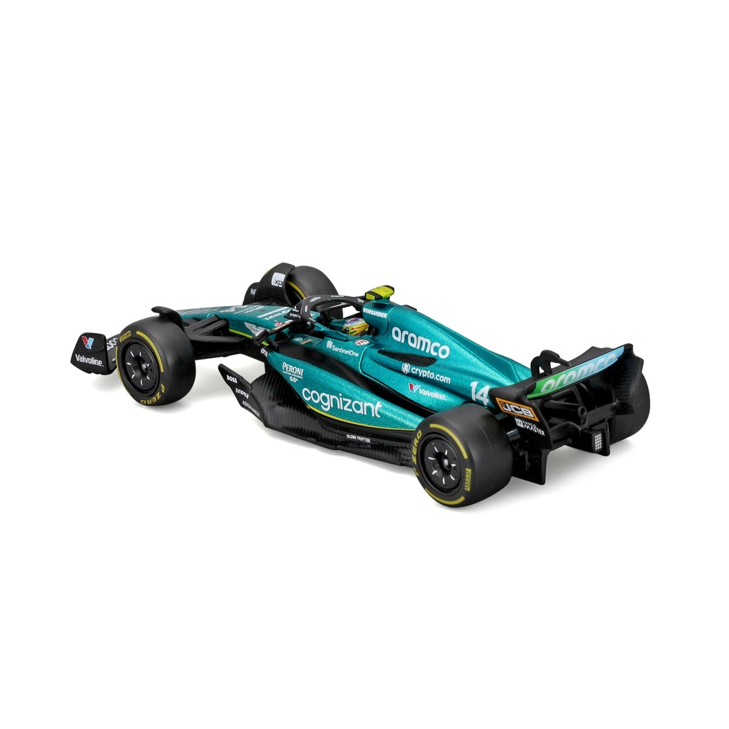 Bburago F1 1:43 Aston Martin AMR23 - Fernando Alonso #14 2023 Die-cast Model (#43638091A)