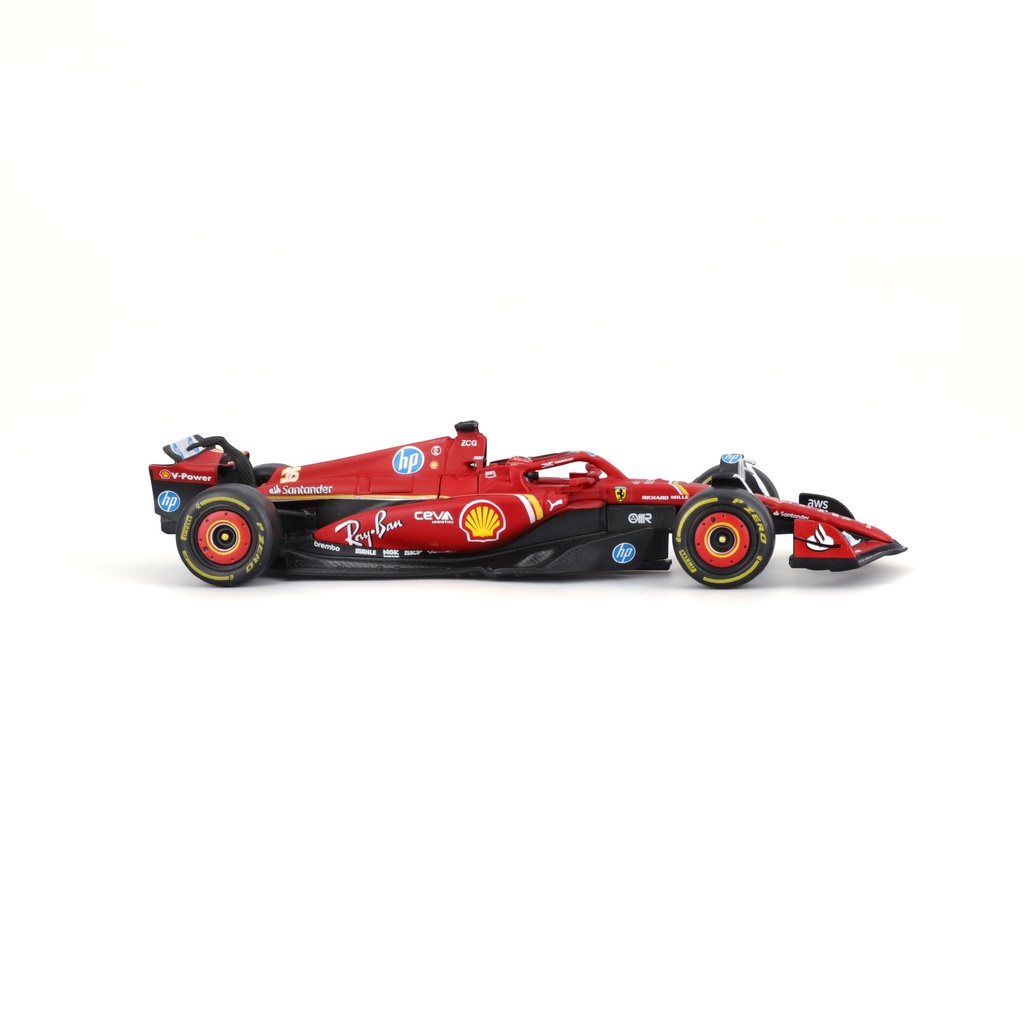 Bburago F1 1:43 Ferrari SF-24 - Leclerc #16 2024 Italian GP Imola Model (#43636843L)