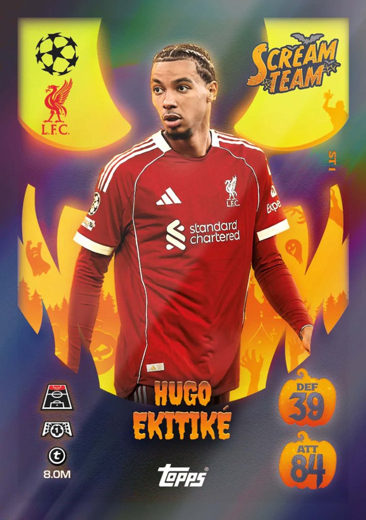 Topps UEFA Match Attax Champions League 2025/2026 Edition Soccer Trading Cards Eco Hanger Box - Scream Team