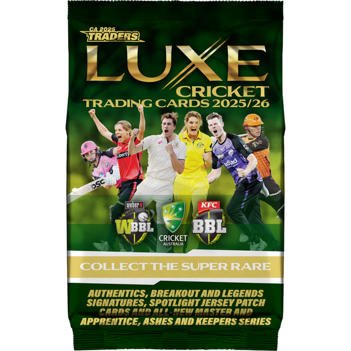 Cricket Australia Traders 2025/2026 Luxe Priority Edition Trading Cards Sealed Box (30 Packs)