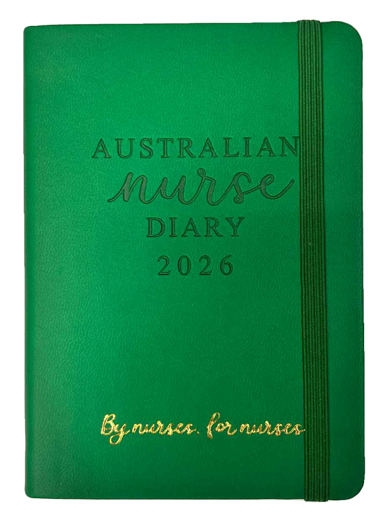 2026 Australian Nurse Diary (Pocketsized Hard Cover) - Scrub Pocket Planner