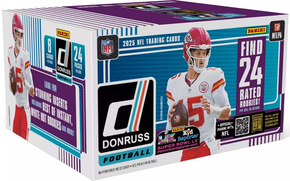 Panini Donruss 2025 NFL Football Trading Card Retail Pack