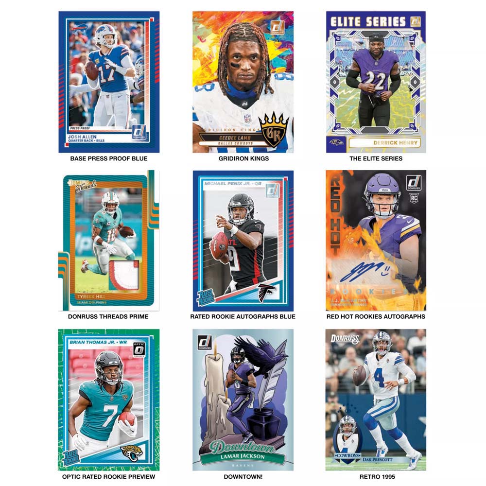 Panini Donruss 2025 NFL Football Trading Card Retail Pack