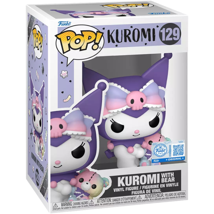 Hello Kitty & Friends - Kuromi with Bear Exclusive Funko Pop! Vinyl Figure #129