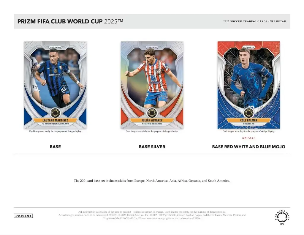 Panini 2025 Prizm FIFA World Cup Soccer Mega Box