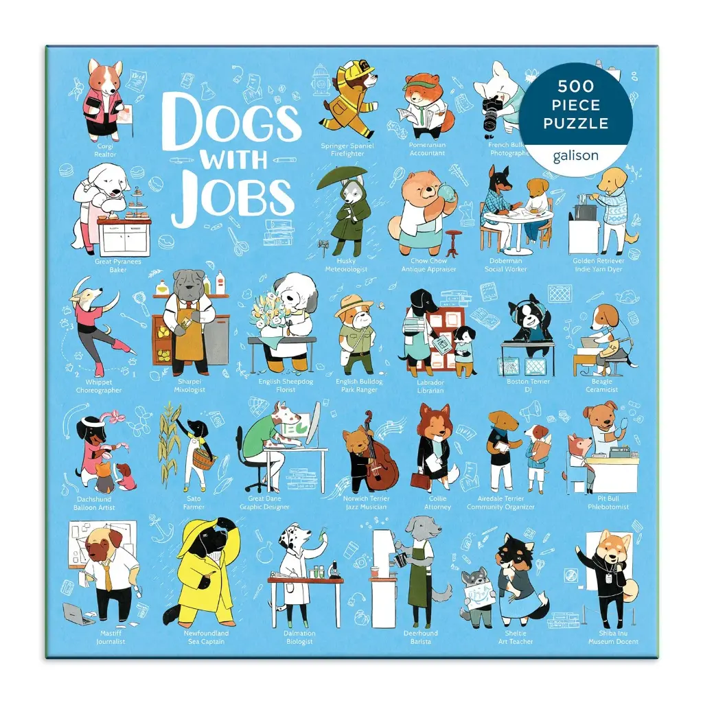 Dogs with Jobs 500pc Puzzle