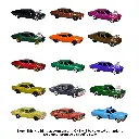 OZ Wheels 1:64 Scale Diecast Red Bellies Mystery Box (Ford or Holden) - Diecast Model Collectible