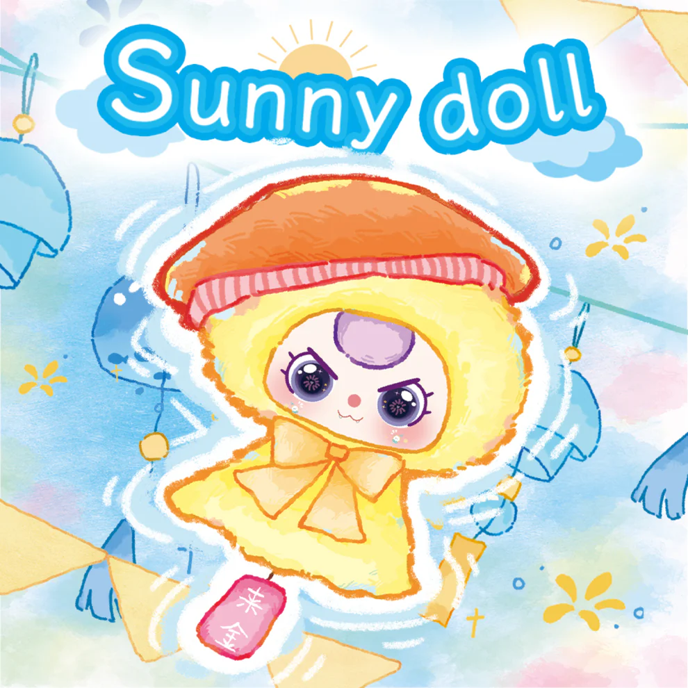 Baby Three - Sunny Baby Plush Keyring Blind Box