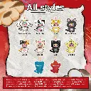 Baby Three - Cat & Dog Plush Keyring Blind Box