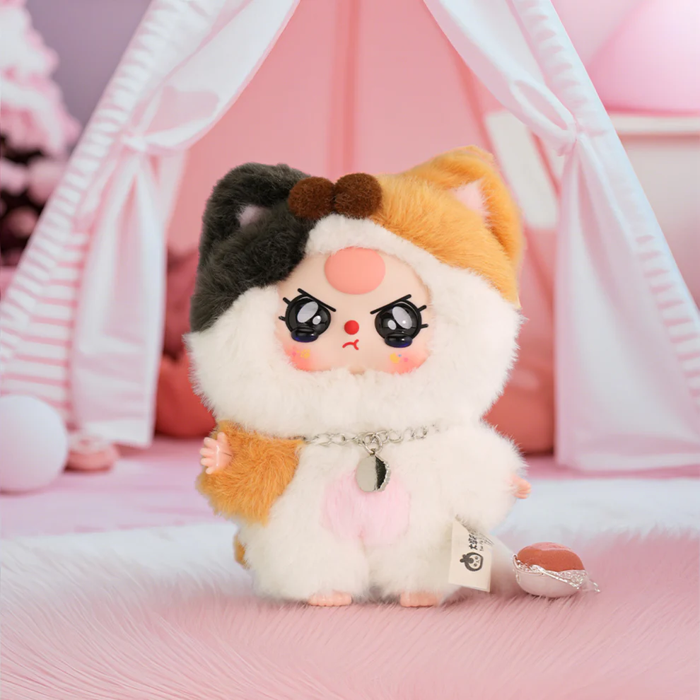 Baby Three - Cat & Dog Plush Keyring Blind Box