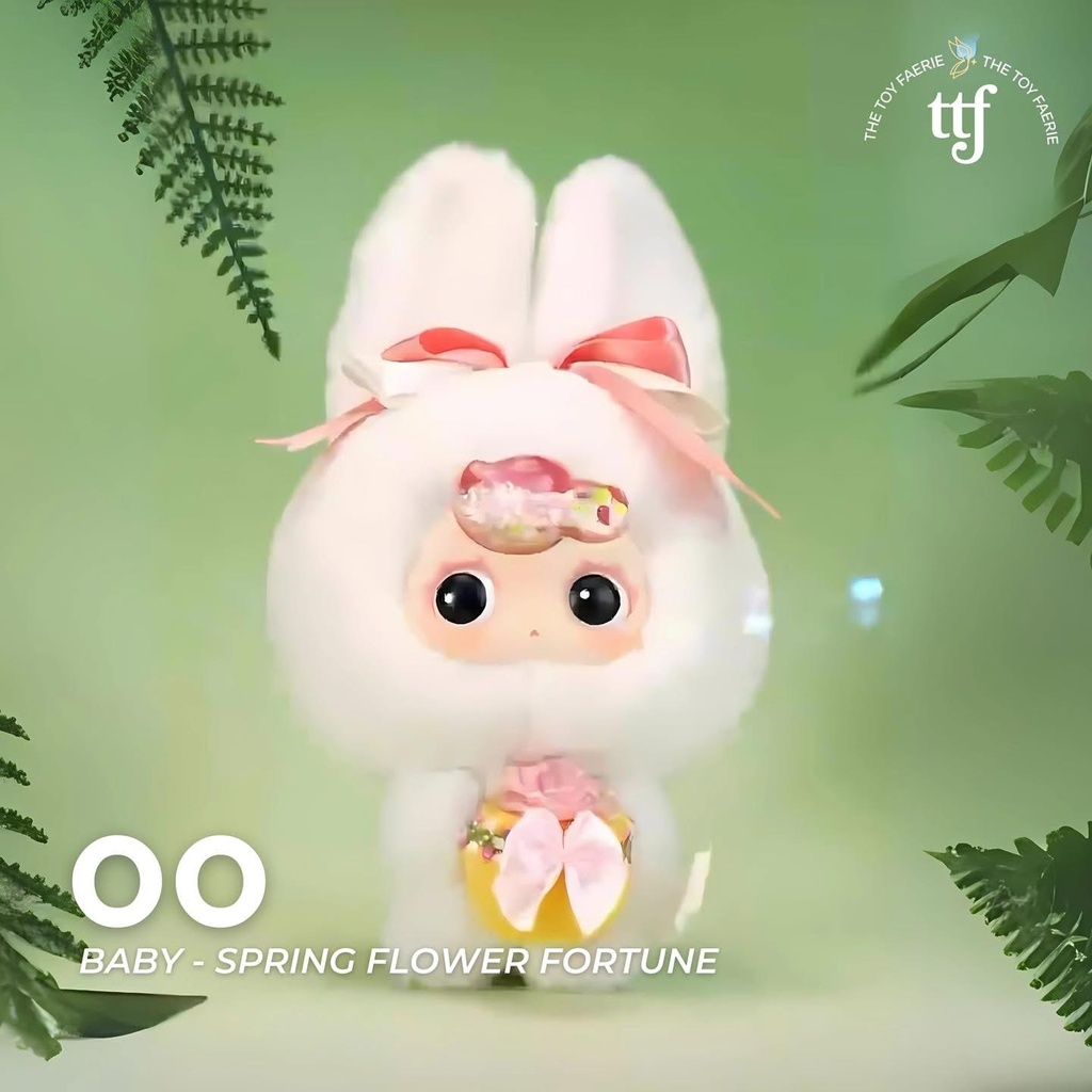 Baby Three X OO Baby - Spring Flower Fortune Plush Keyring Blind Box