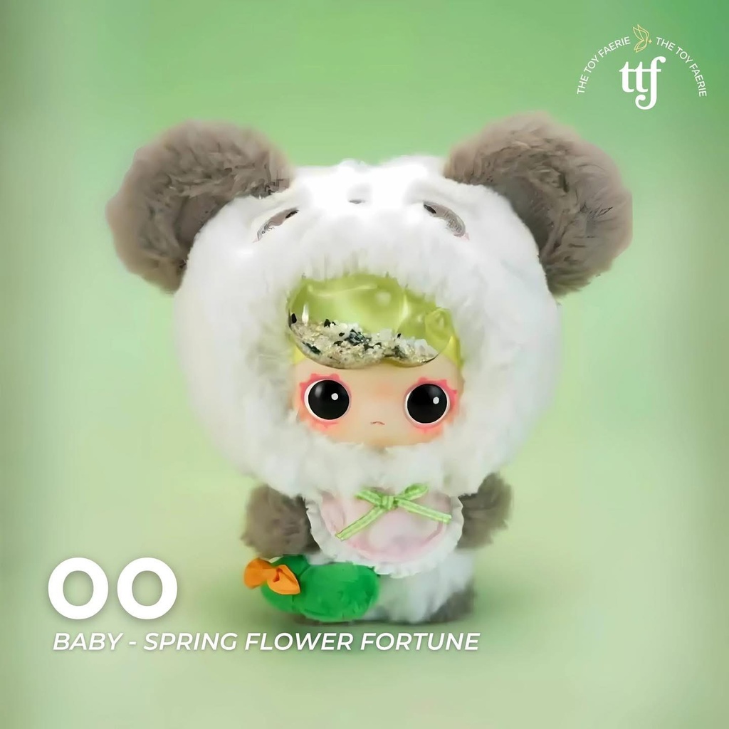 Baby Three X OO Baby - Spring Flower Fortune Plush Keyring Blind Box
