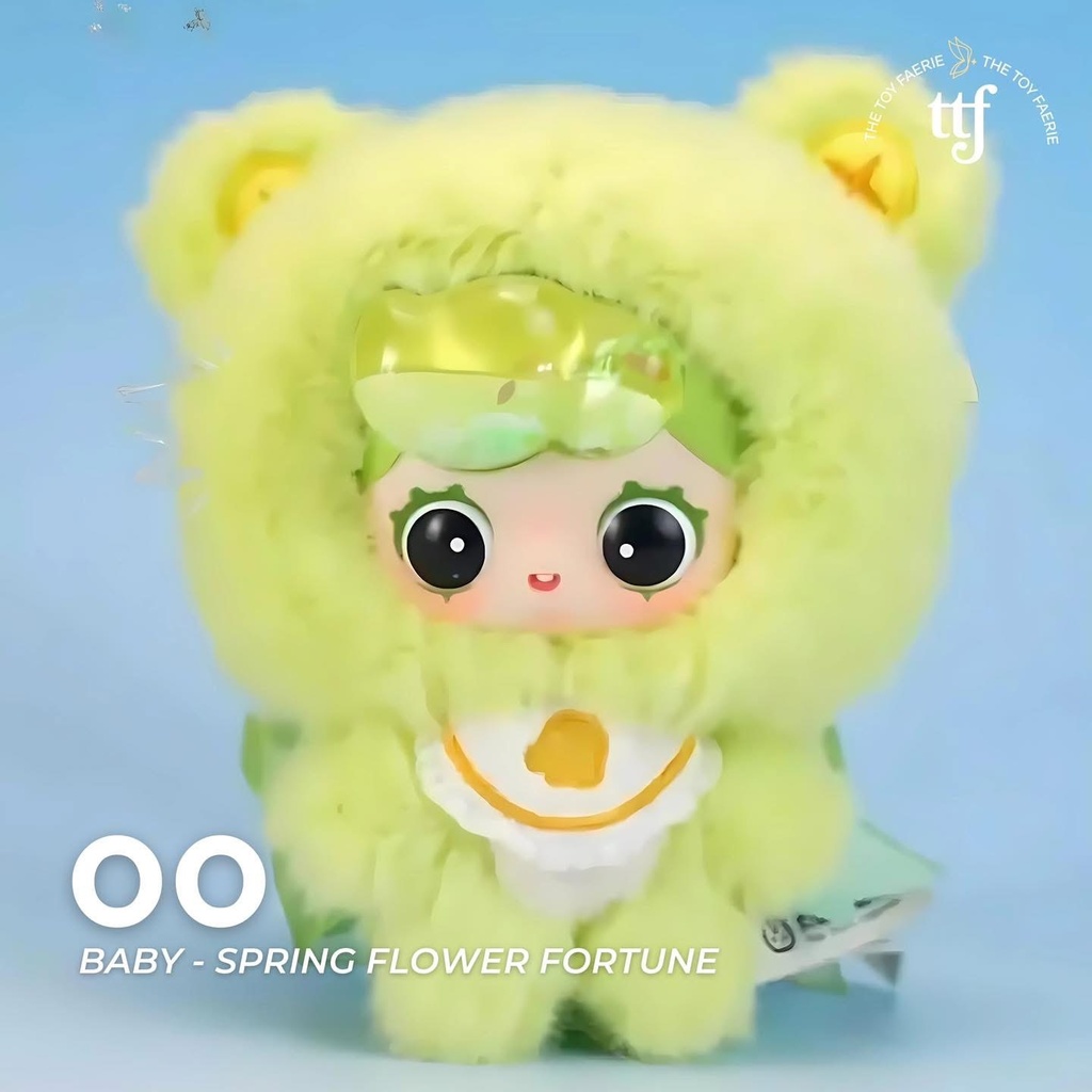 Baby Three X OO Baby - Spring Flower Fortune Plush Keyring Blind Box