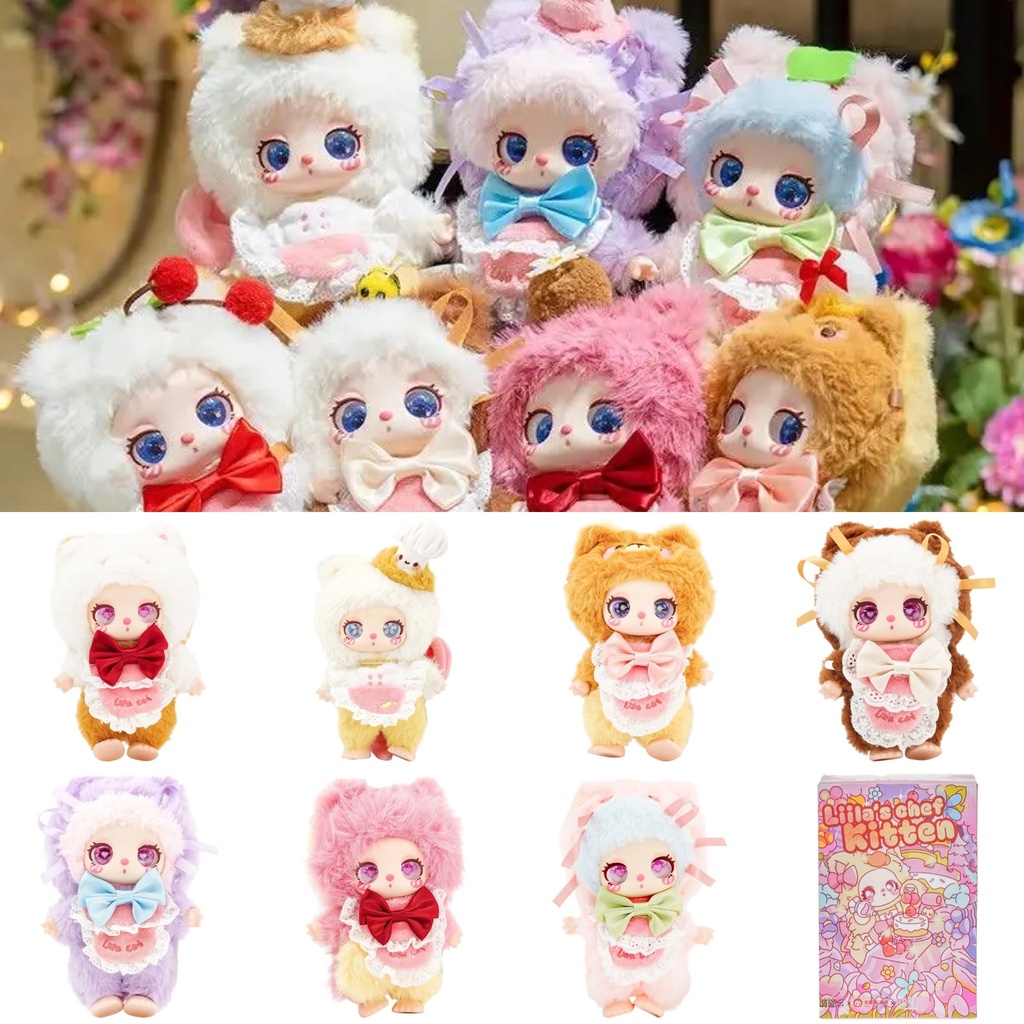 Baby Three - Liila's Chef Kitten Plush Keyring Blind Box