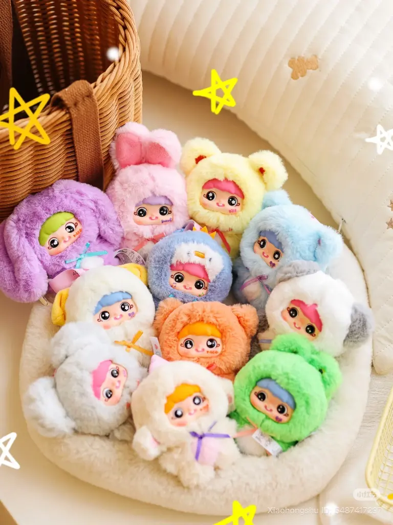 Baby Three X YAYA - One Year Old Series Plush Keyring Blind Box
