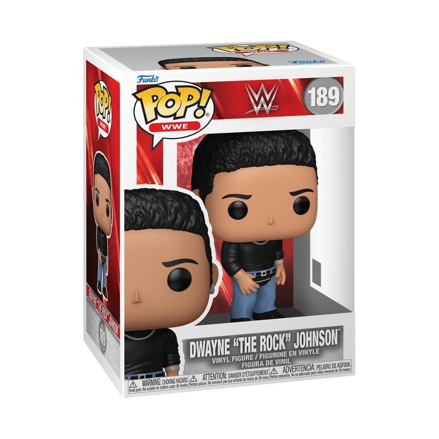 WWE - Dwayne "The Rock" Johnson (Turtleneck) Funko Pop! Vinyl Figure #189