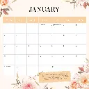 Flower of the Month 2026 Calendar
