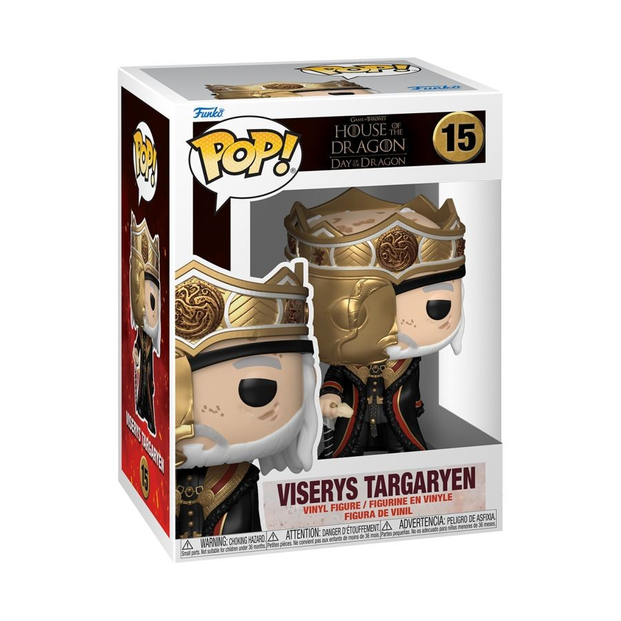 House of the Dragon - Viserys Targaryen (Masked) Funko Pop! Vinyl Figure #15