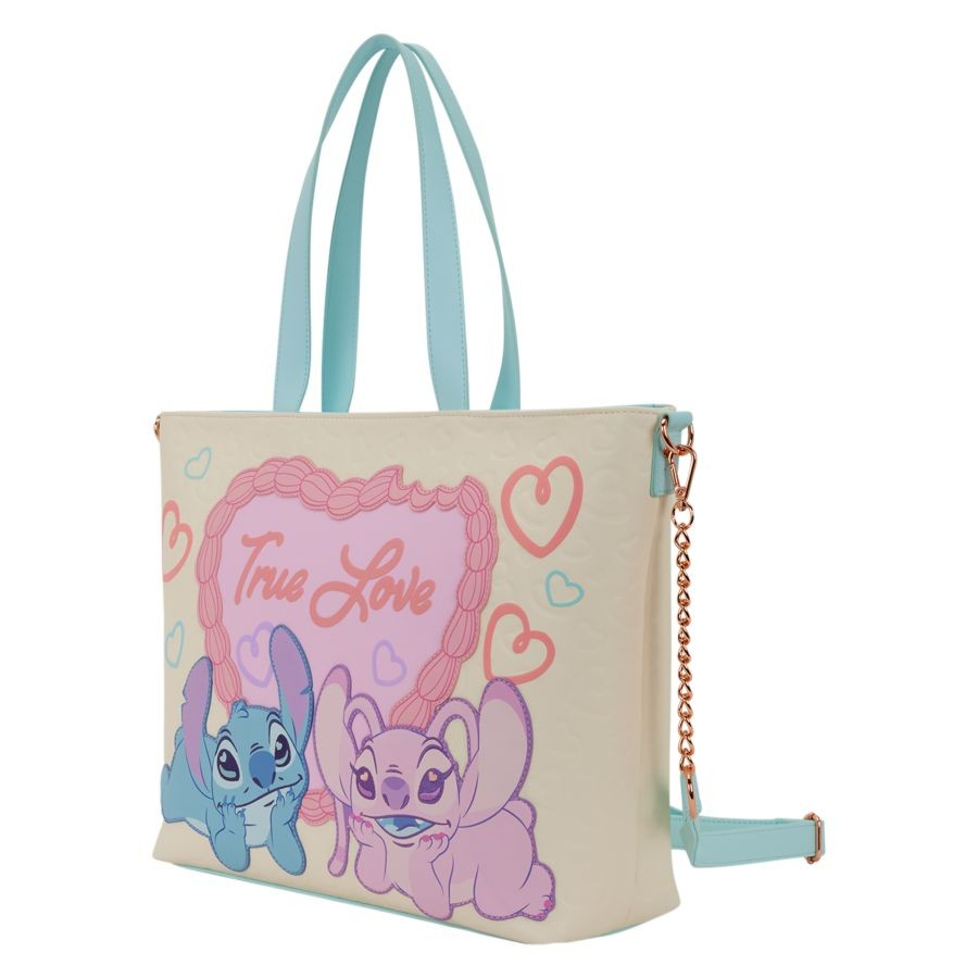 Lilo & Stitch - Stitch & Angel True Love Tote Bag - Loungefly