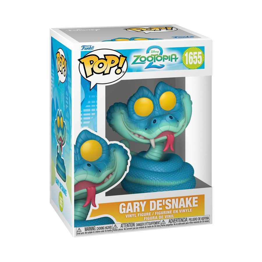 Zootopia 2: Gary De'Snake Funko Pop! Vinyl Figure #1655