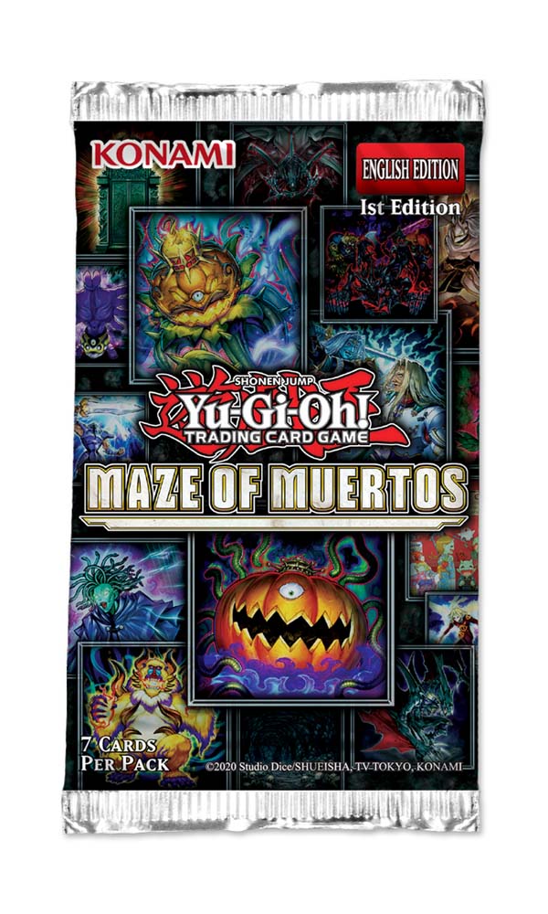 Yu-Gi-Oh! Trading Card Game: Maze of Muertos - 7 x Card Booster Pack