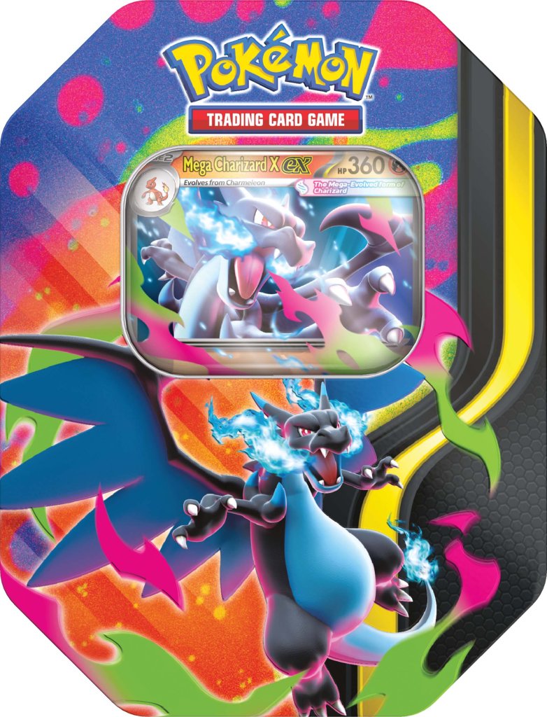 Pokémon TCG: Mega Evolution Mega Charizard Y ex / Mega Charizard X ex Tin