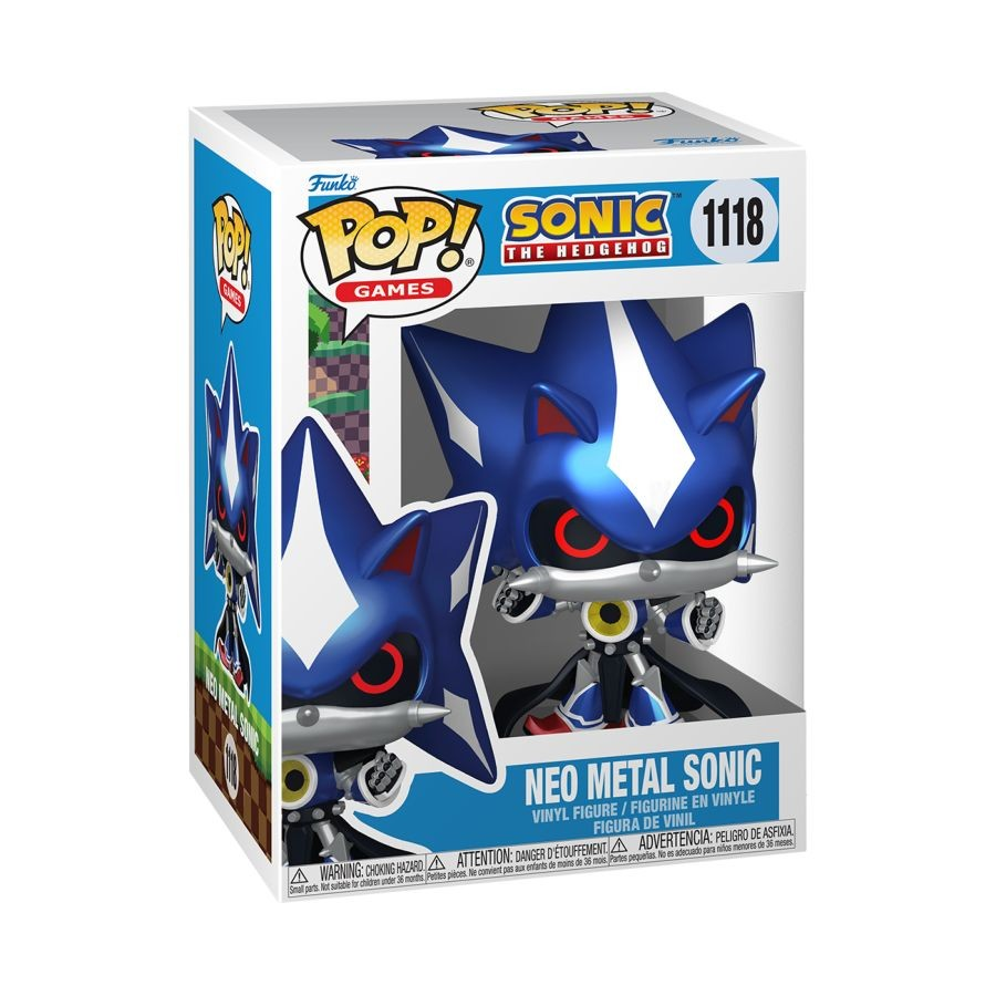 Sonic - Neo Metal Sonic (Metallic) Funko Pop! Vinyl Figure #1118