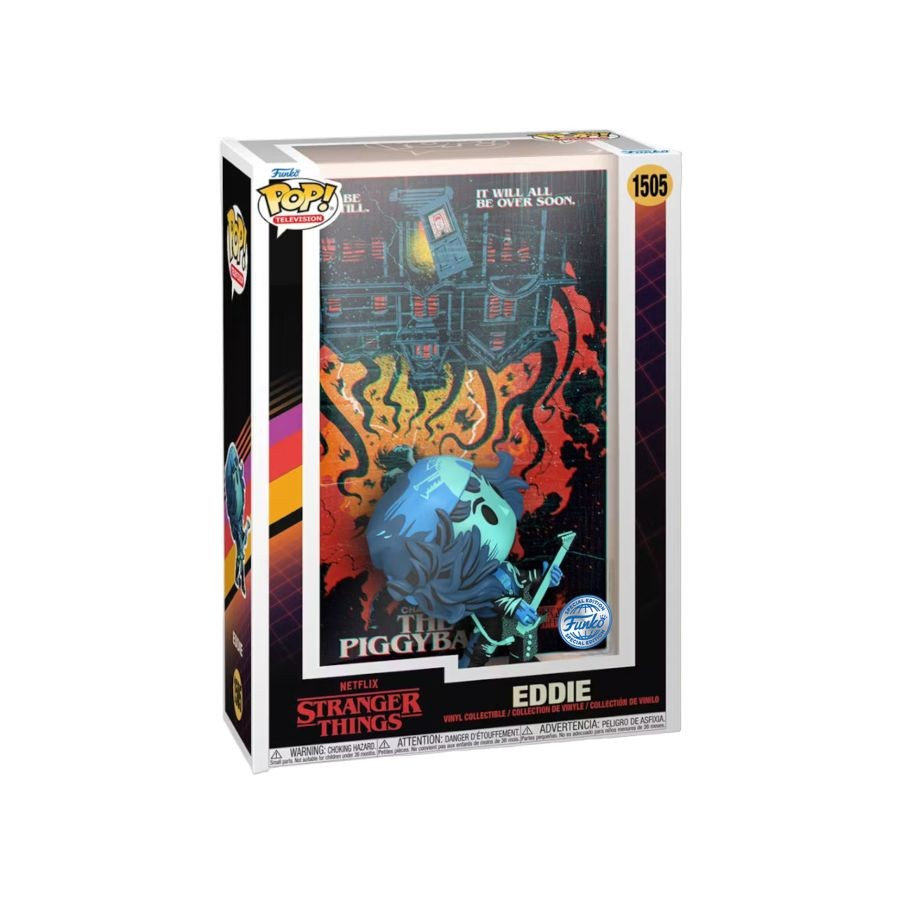 Stranger Things - Piggyback Eddie Funko Pop! Comic Cover Vinyl Figure #1505