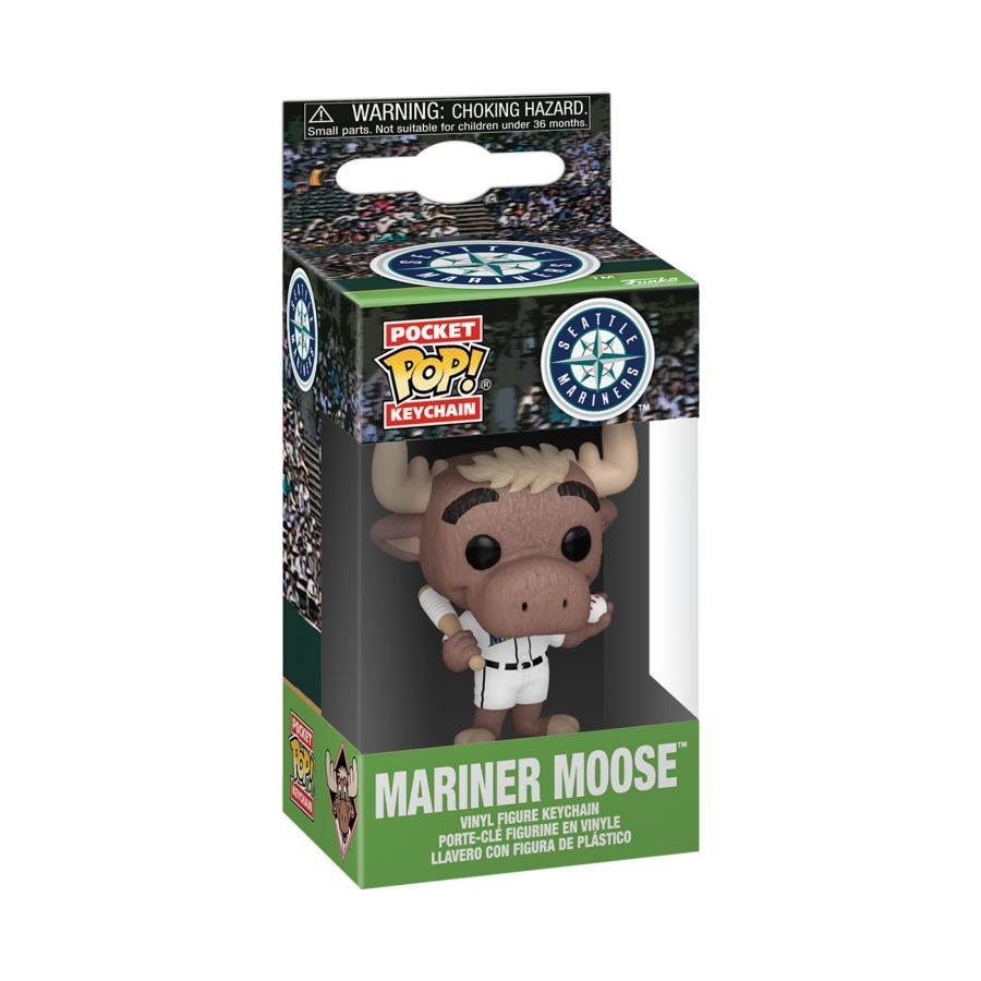 MLB: Mascots - Mariner Moose Seattle Mariners Mascot Funko Pop! Keychain
