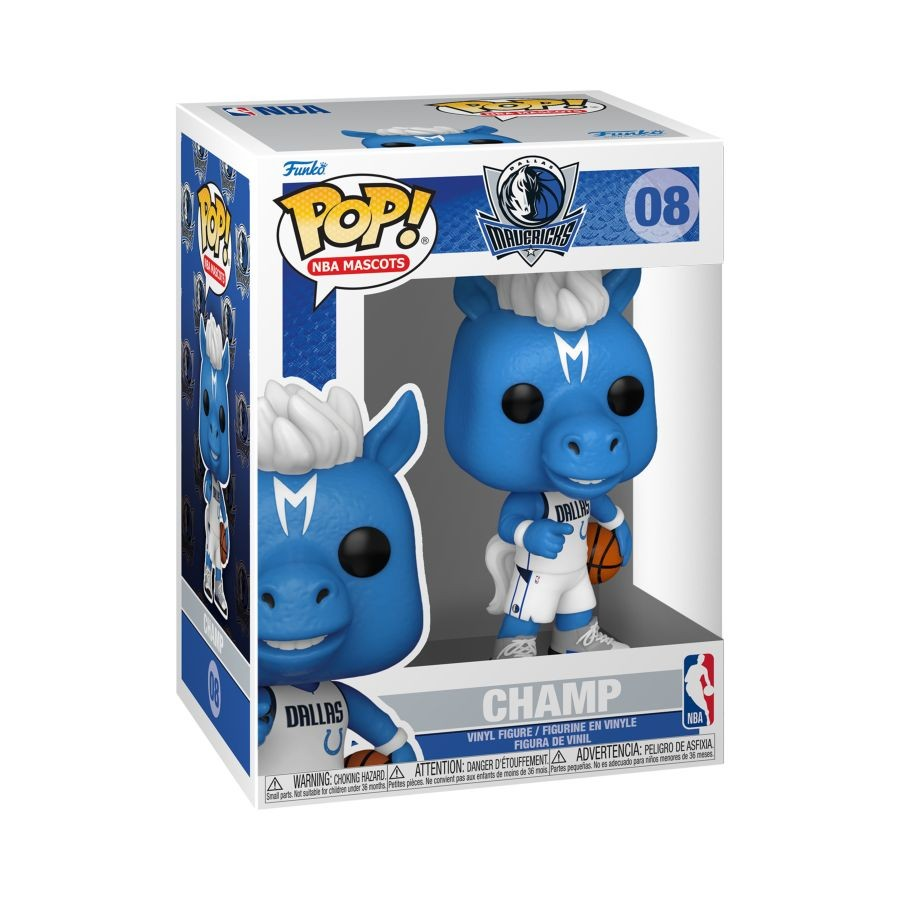 NBA: Mascots - Dallas Champ Funko Pop! Vinyl Figure #08