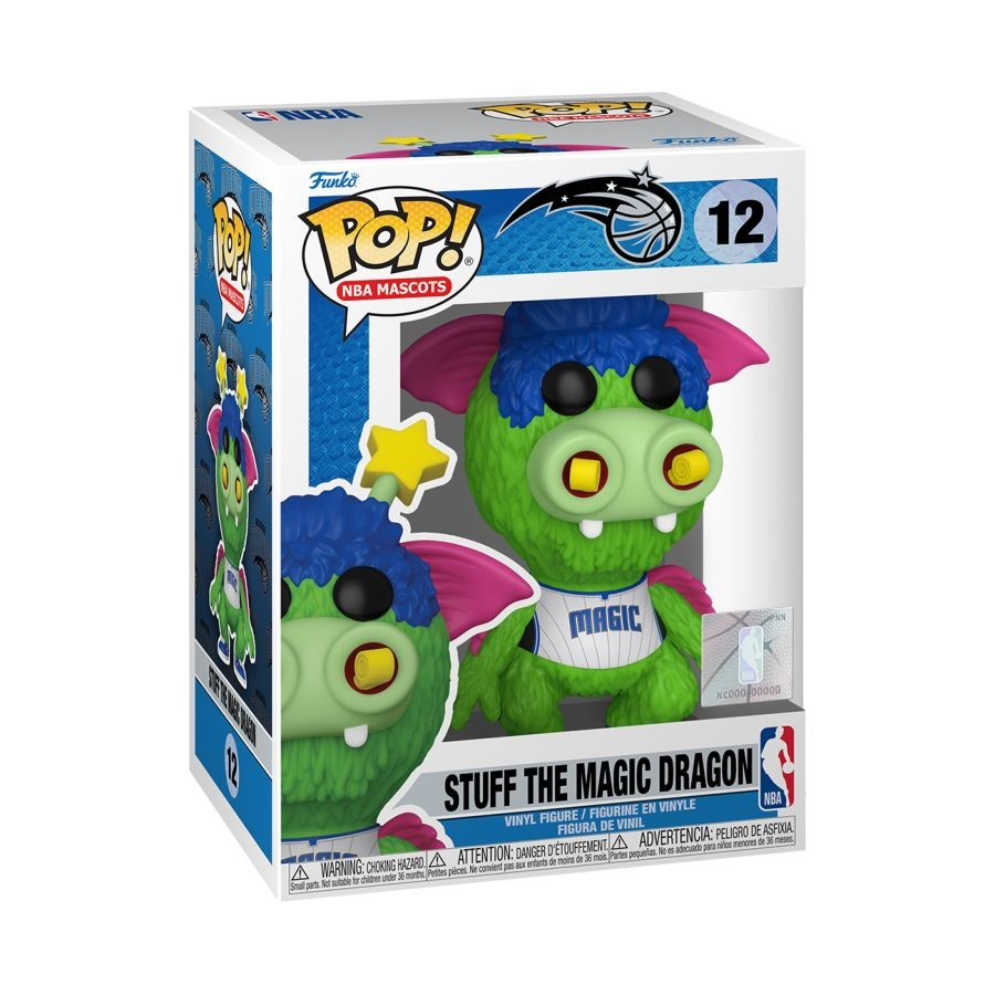 NBA: Mascots - Orlando Stuff the Magic Dragon Funko Pop! Vinyl Figure #12