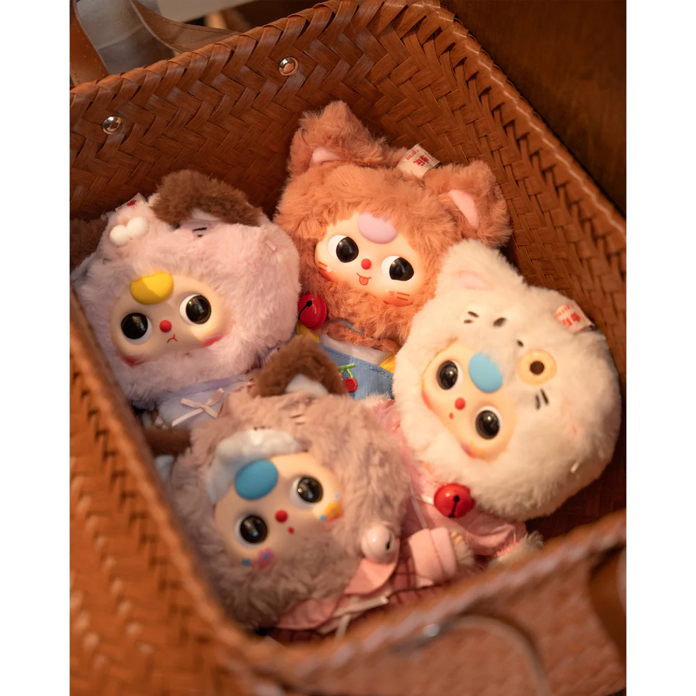 Baby Three - Cat Wardrobe Plush Keyring Blind Box