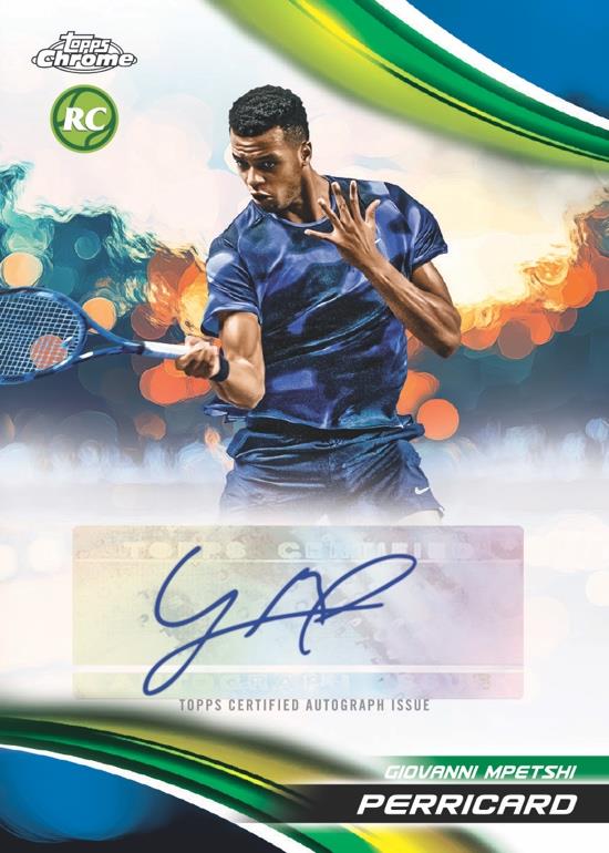 Topps 2025 Chrome Hobby Delight Tennis Autograph Card Box