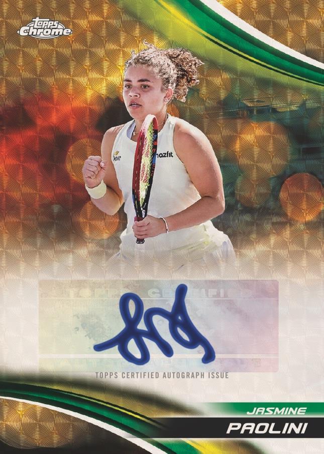 Topps 2025 Chrome Hobby Delight Tennis Autograph Card Box