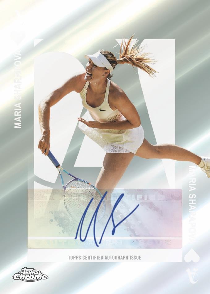Topps 2025 Chrome Hobby Delight Tennis Autograph Card Box