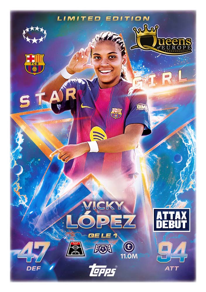 UCC Match Attax Champions League 2025/2026 Edition ECO Hanger Box Queens of Europe