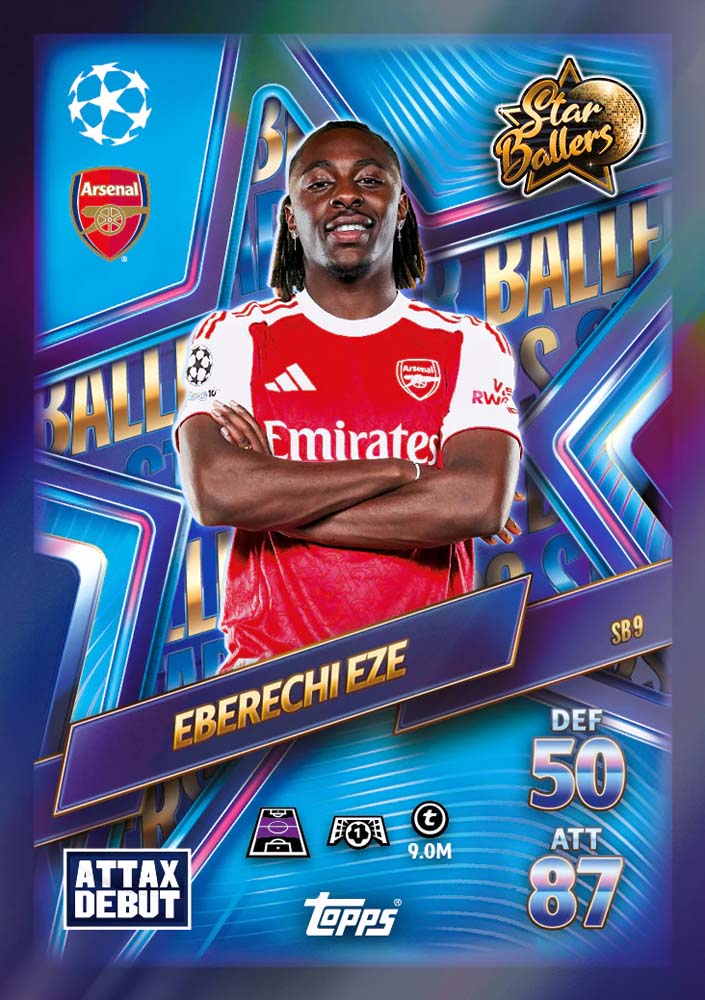 Topps UEFA Match Attax Champions League 2025/2026 Eco Hanger Box Star Ballers
