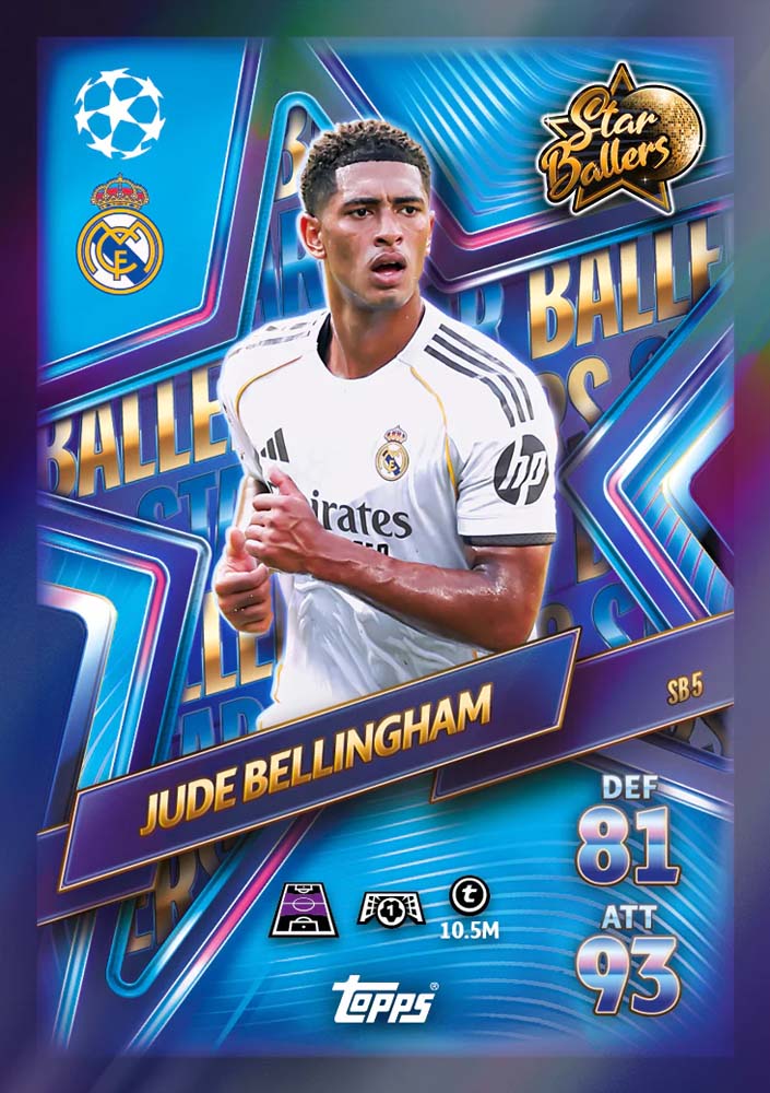 Topps UEFA Match Attax Champions League 2025/2026 Eco Hanger Box Star Ballers
