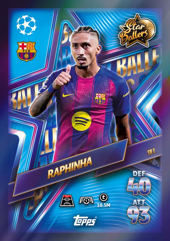 Topps UEFA Match Attax Champions League 2025/2026 Eco Hanger Box Star Ballers
