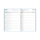 2026-2027 Financial Year Diary A4 Day-To-Page (DTP) Kingsgrove Blue - Collins Debden