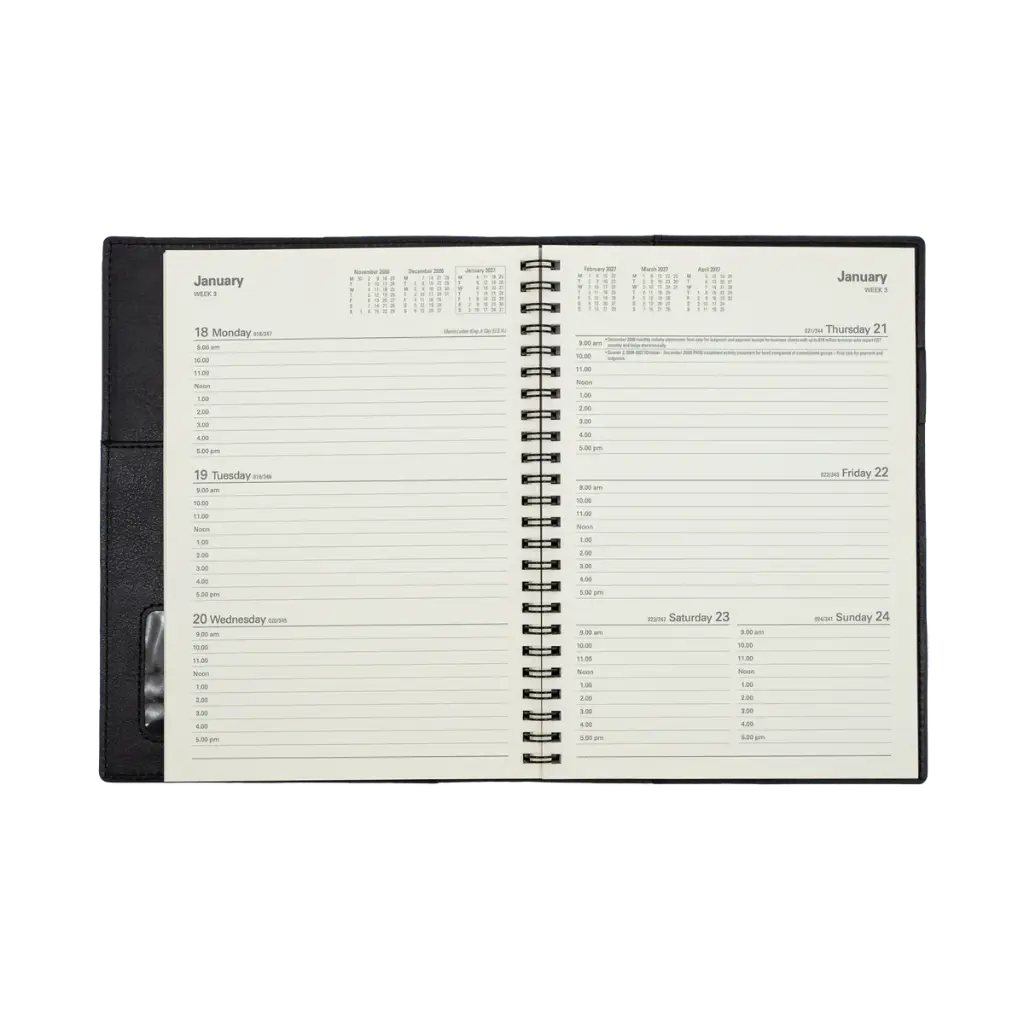 Collins Vanessa A5 Week-To-View Diary 2026-27 Financial Year