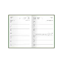 2026-2027 Financial Year Diary A5 2 Days-To-Page (2DTP) Black - Collins Debden