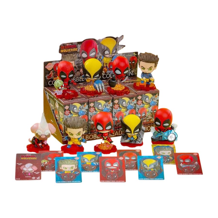 Marvel Deadpool & Wolverine Cosbi Bobble-Head Collection Blind Box