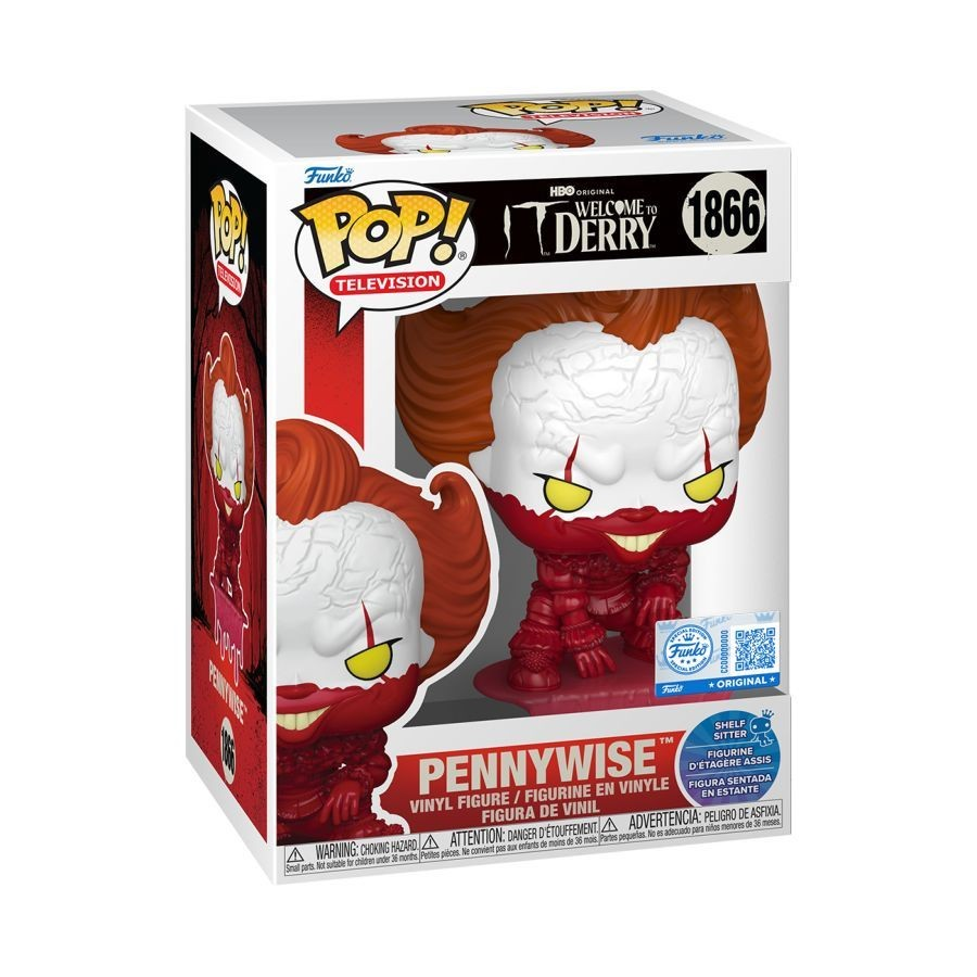IT: Welcome To Derry - Bloody Pennywise (Crouching) Funko Pop! Vinyl Figure #1866