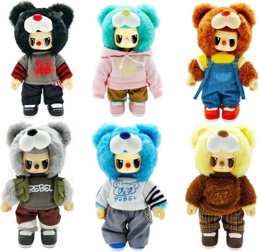 Rebel Bear Mystery Plush Collectible - Moveable Street Series